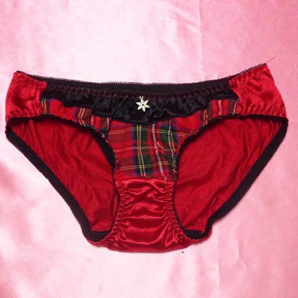 55☆黒パイピング☆Mサイズ☆ティーンズツルツルショーツ