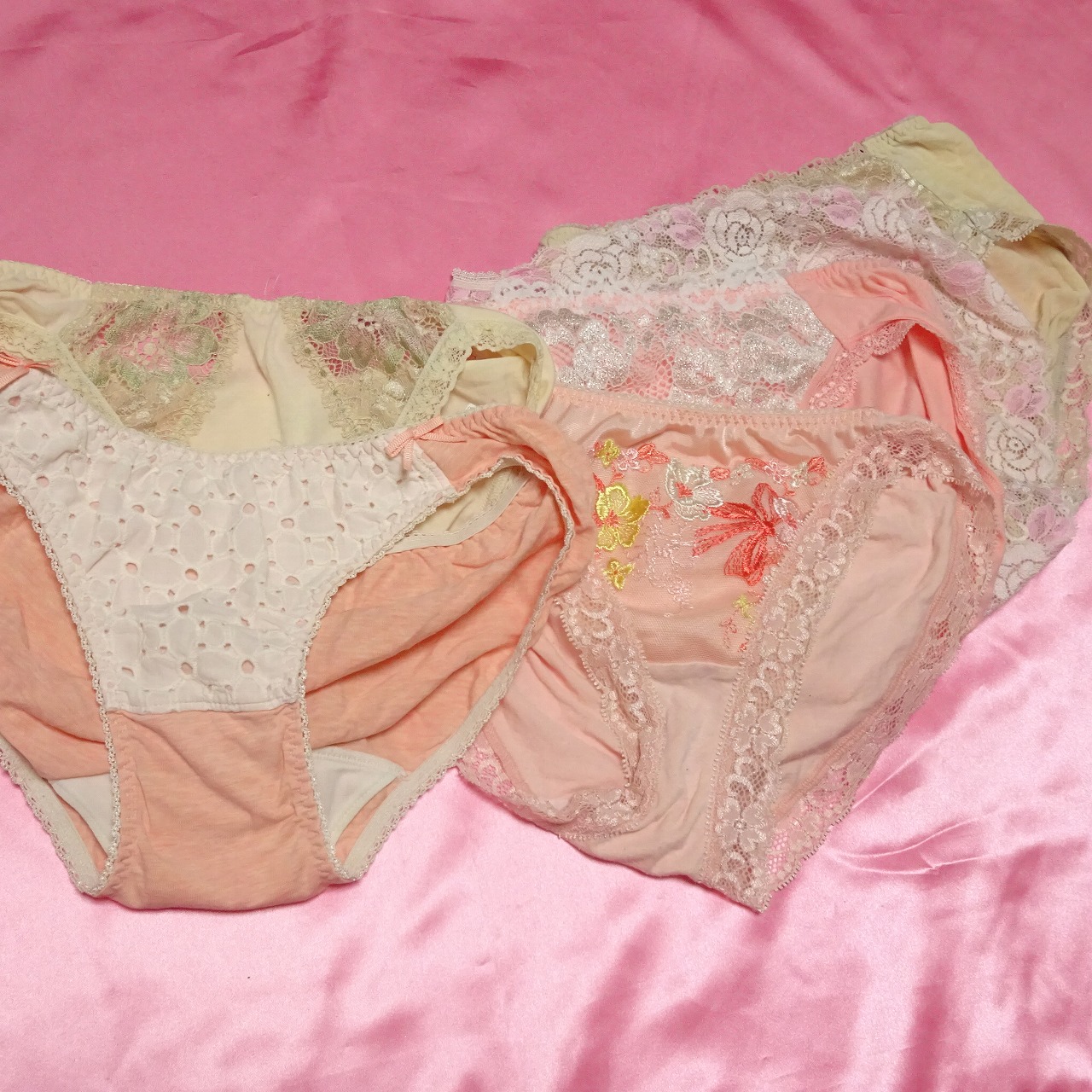 93☆ワコール☆ティーンズコットンショーツ☆6枚セット☆大人USEDインナー SELECT INNER MARKET