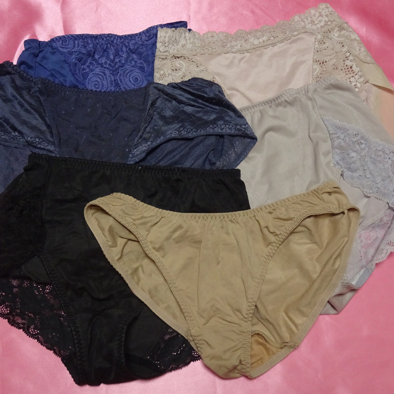 144☆Wing☆ツルツルショーツ☆6枚セット☆大人USEDインナー SELECT INNER MARKET