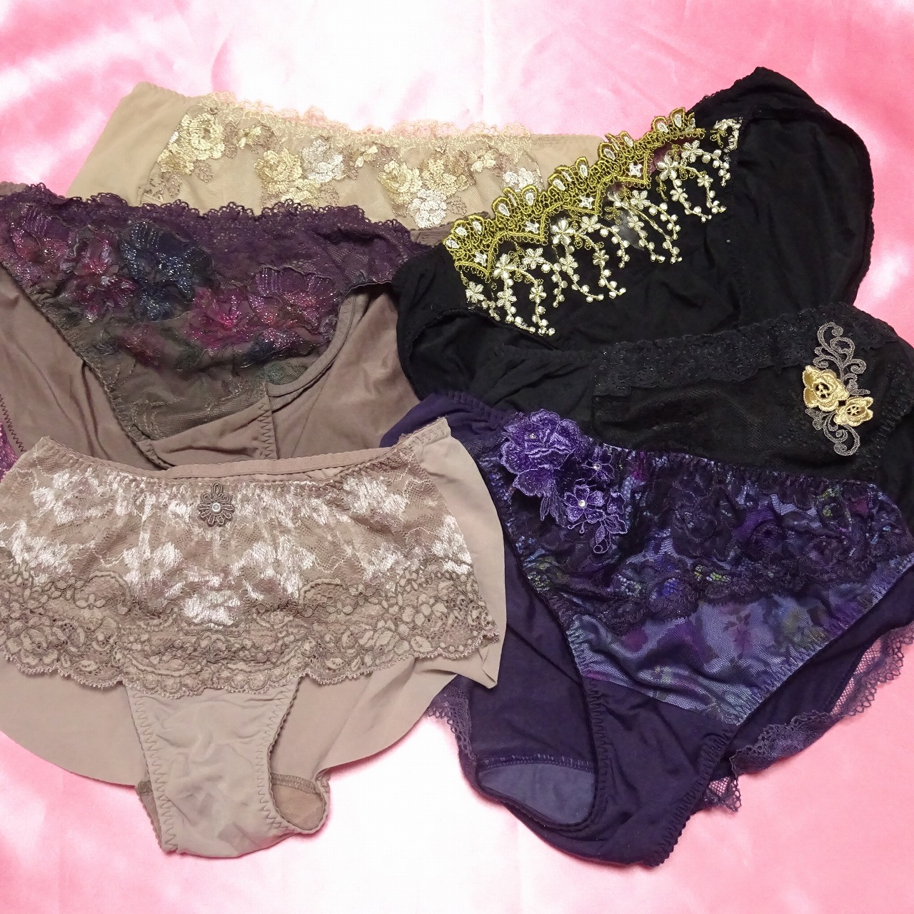 145☆Wing☆ツルツルショーツ☆6枚セット☆大人USEDインナー SELECT INNER MARKET