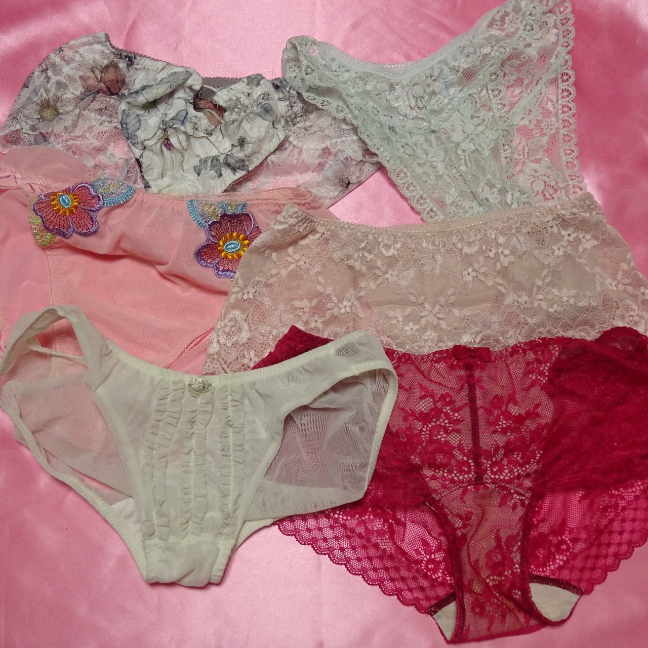 146☆ワコール☆スケスケショーツ☆6枚セット☆大人USEDインナー SELECT INNER MARKET