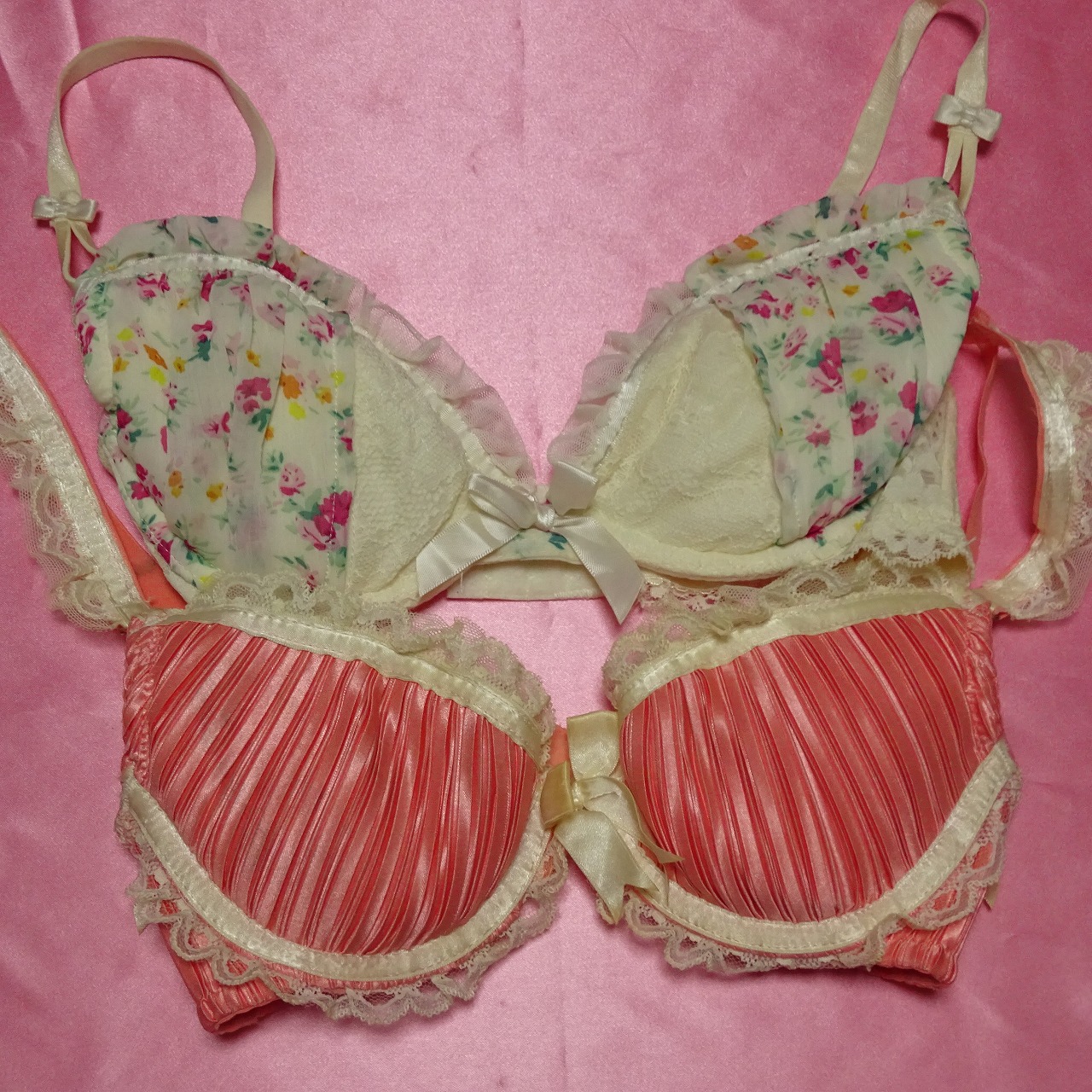 155☆エメフィール☆ラブリーブラ☆2枚セット☆大人USEDインナー SELECT INNER MARKET