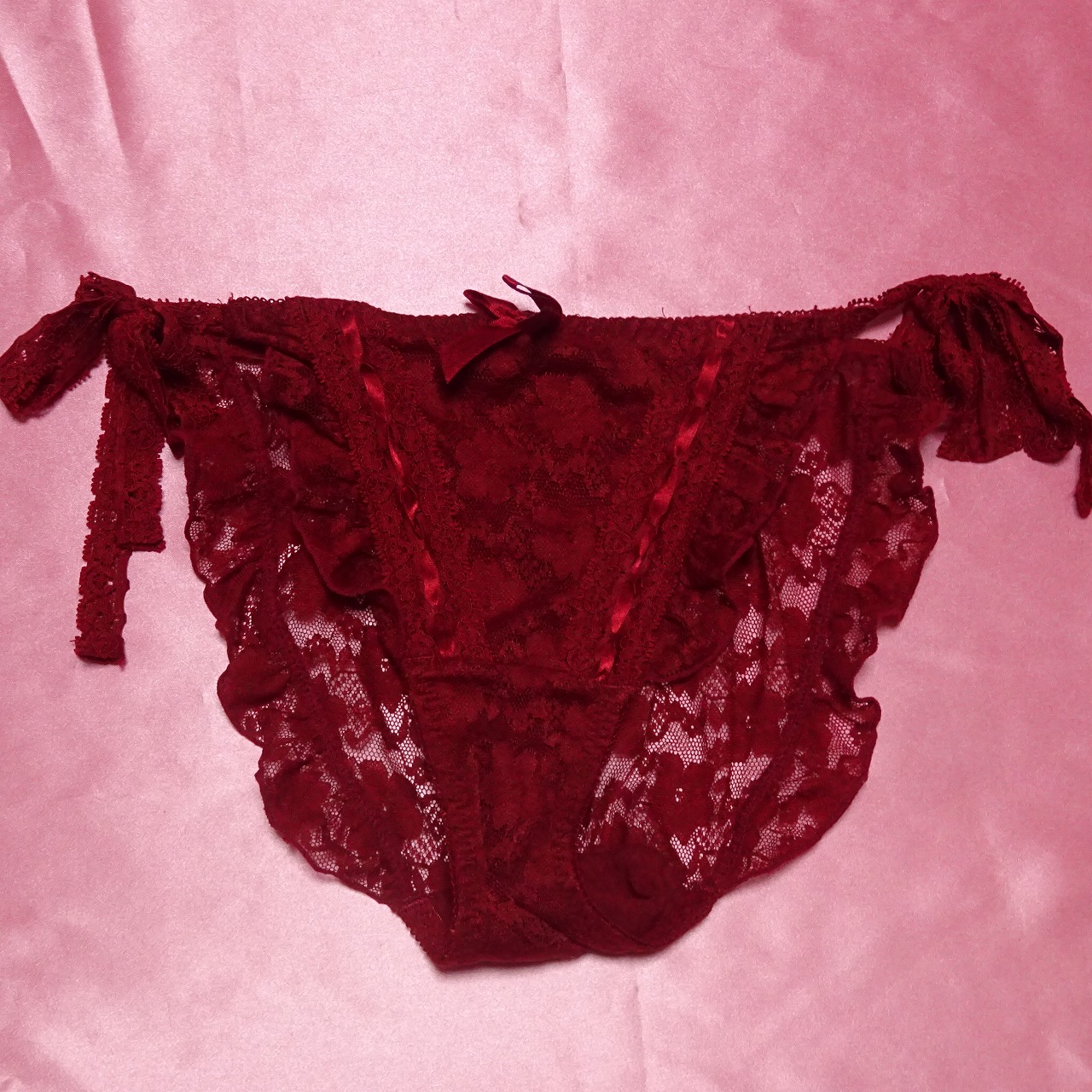 159☆エメフィール☆レースショーツ☆Mサイズ☆赤☆大人USEDインナー SELECT INNER MARKET