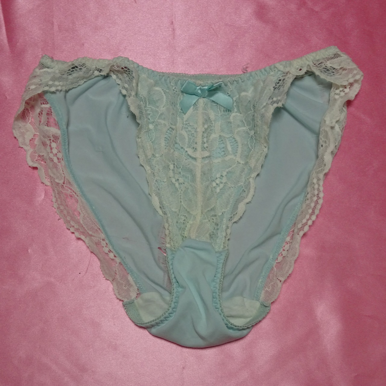 161☆エメフィール☆ツルツルショーツ☆Mサイズ☆水色☆大人USEDインナー SELECT INNER MARKET