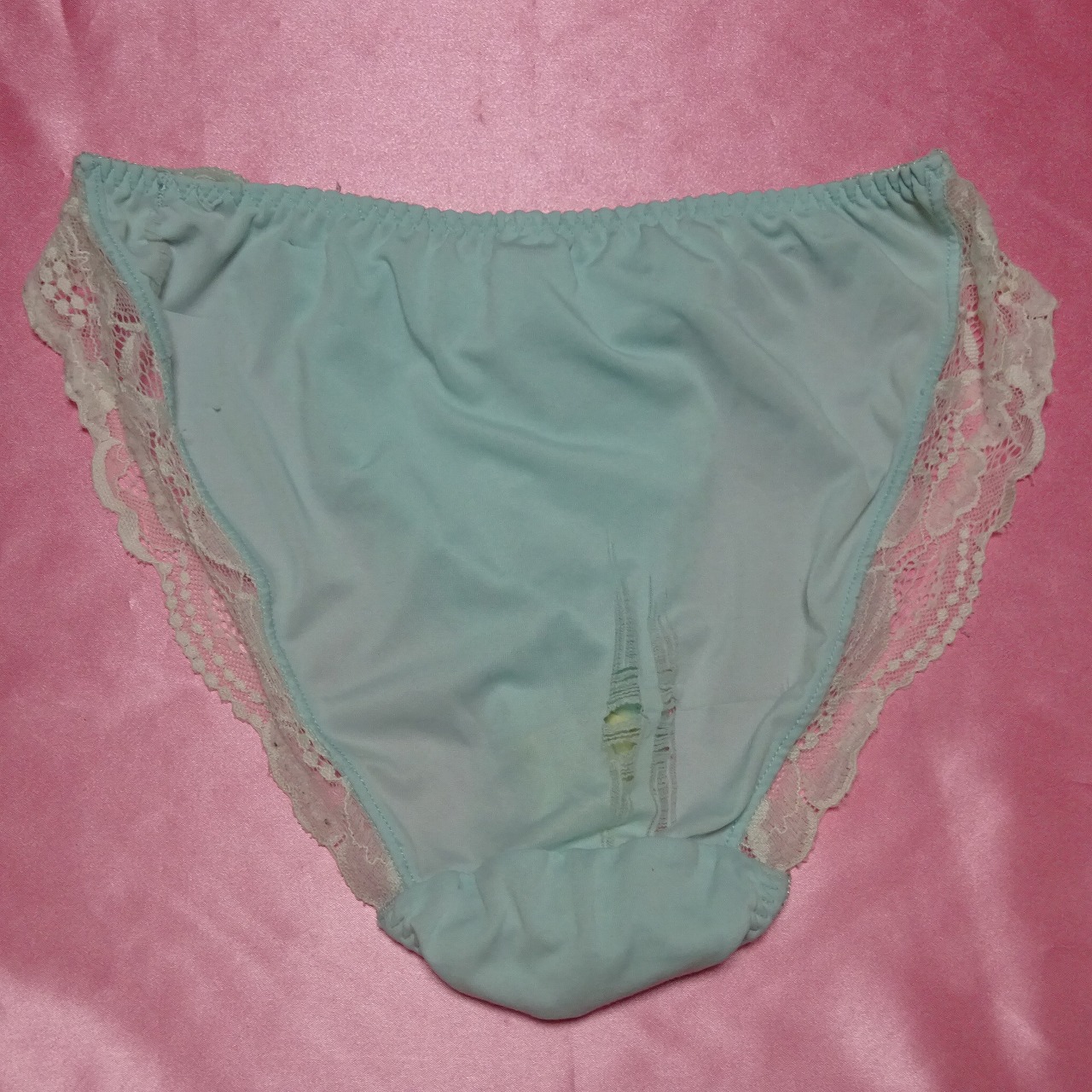 161☆エメフィール☆ツルツルショーツ☆Mサイズ☆水色☆大人USEDインナー SELECT INNER MARKET - 画像 (2)