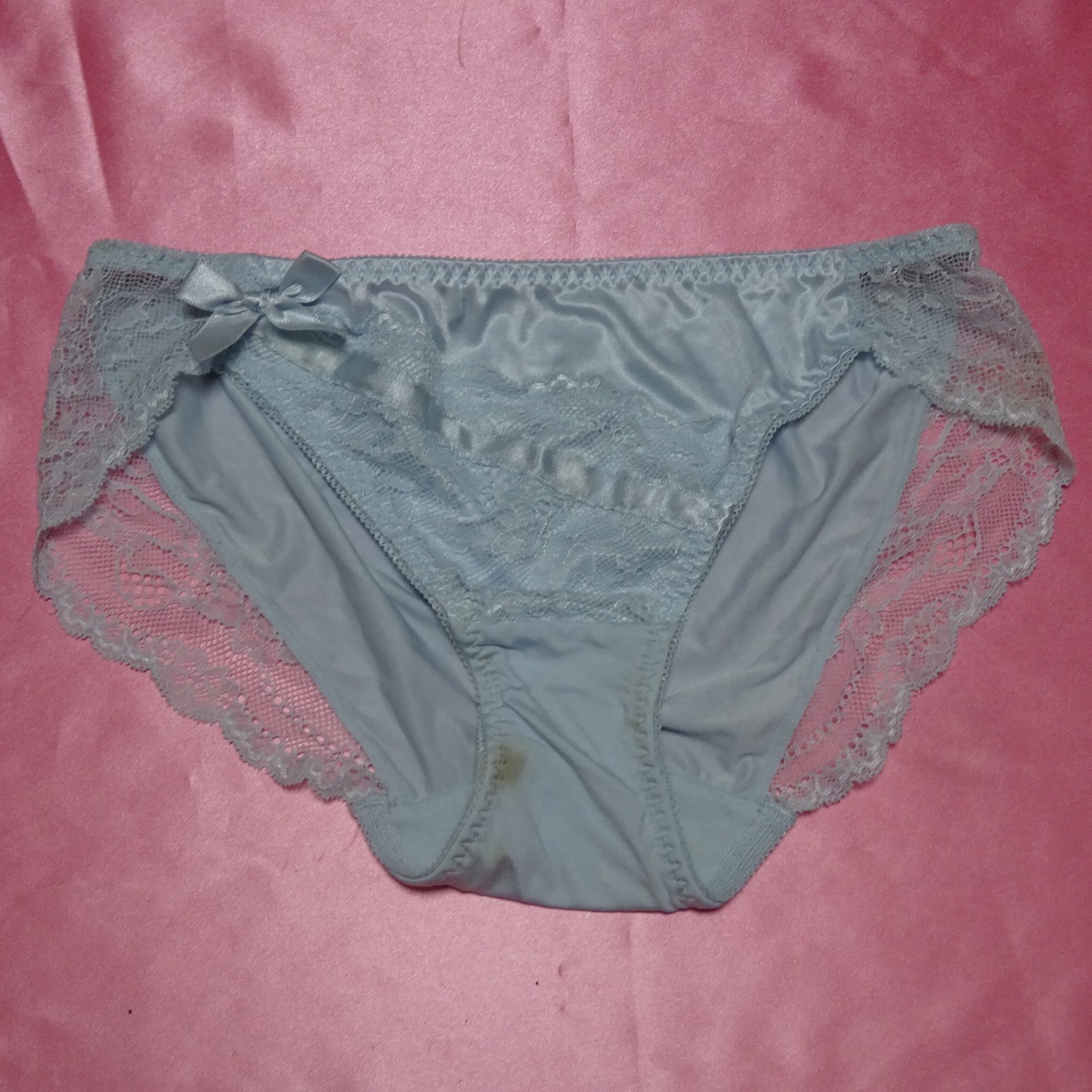 164☆エメフィール☆ツルツルショーツ☆Mサイズ☆水色☆大人USEDインナー SELECT INNER MARKET