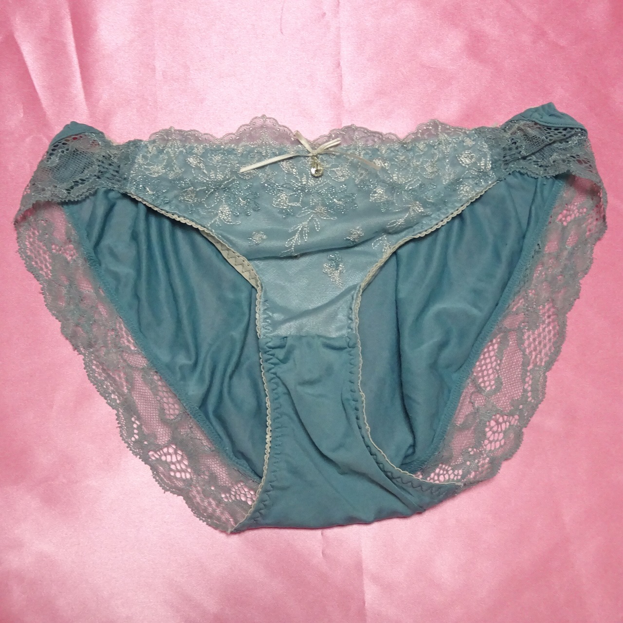 178☆tutuanna☆ツルツルショーツ☆Mサイズ☆グリーン☆大人USEDインナー SELECT INNER MARKET