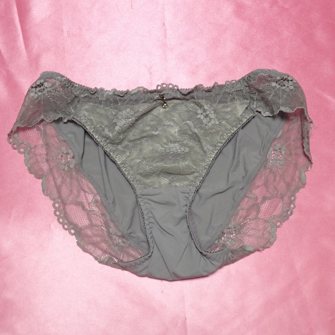 179☆tutuanna☆ツルツルショーツ☆Mサイズ☆グレー☆大人USEDインナー SELECT INNER MARKET