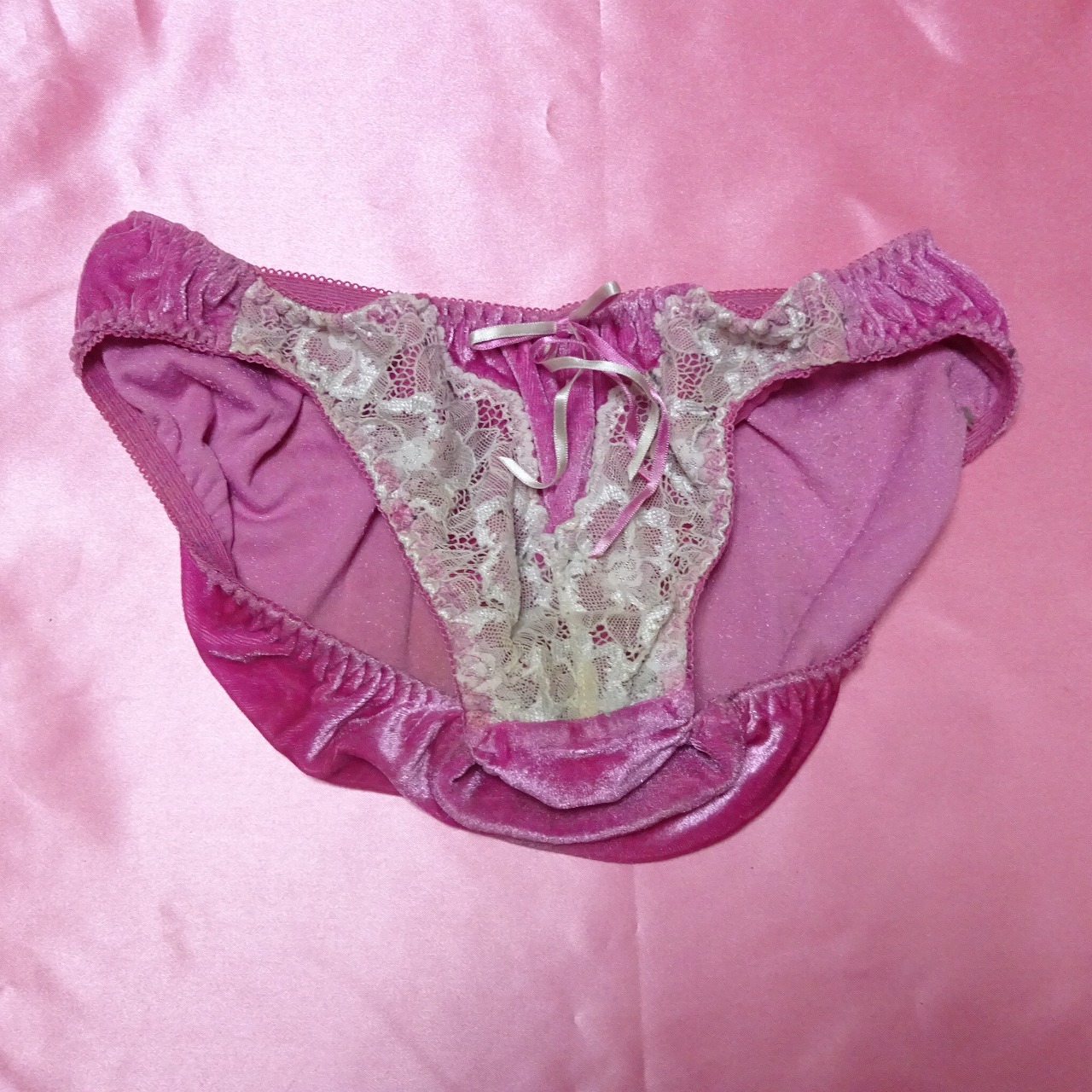 282☆エメフィール☆Sサイズ☆ベロア風ショーツ☆大人USEDインナー SELECT INNER MARKET