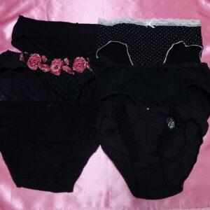 343☆黒☆ティーンズコットンショーツ☆６枚セット☆大人USEDインナー SELECT INNER MARKET