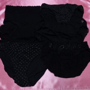 347☆黒☆ティーンズコットンショーツ☆６枚セット☆大人USEDインナー SELECT INNER MARKET