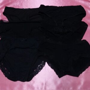 353☆黒☆ティーンズコットンショーツ☆６枚セット☆大人USEDインナー SELECT INNER MARKET