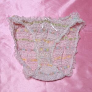 385☆Lサイズ☆メッシュ　レースショーツ☆大人USEDインナー SELECT INNER MARKET