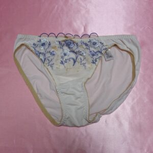 463 wacoal アンフィ Lサイズ ツルツル レース 刺繡 白 パンティ