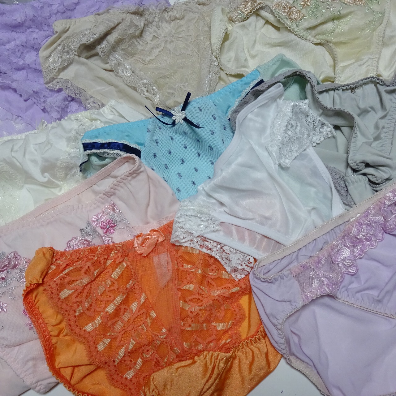 570☆ OLさん系 10枚セット ☆ティーンズ ツルツルショーツ ☆大人USEDインナー SELECT INNER MARKE